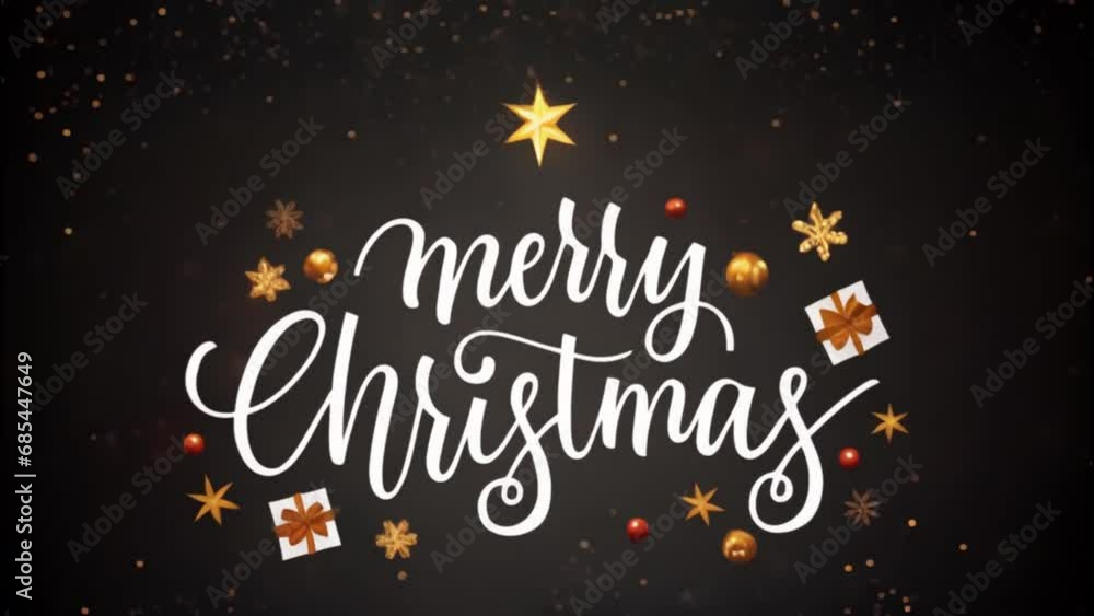 text lettering animation Christmas Background text lettering animation Christmas Background