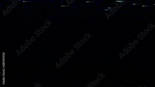 VHS Glitch Static 4K Video Overlay