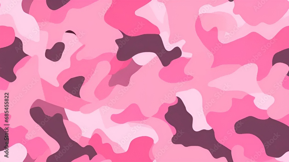 pink camouflage pattern | generative AI pink camouflage pattern | generative AI