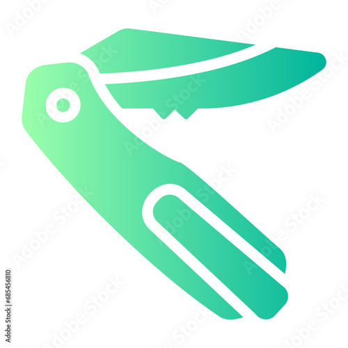 pocket knife Gradient icon