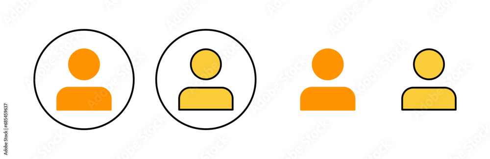User Icon set for web and mobile app. person sign and symbol. people icon. User Icon set for web and mobile app. person sign and symbol. people icon.