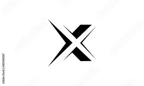 X logo vector photo