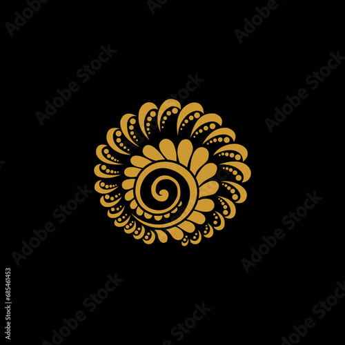 logo ornament icon vector vintage