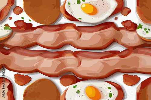 bacon and eggs