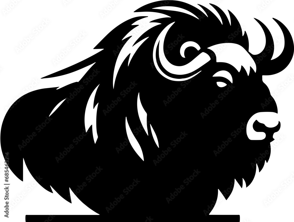 Obraz premium Muskox icon 7