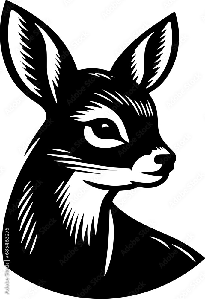 Obraz premium Muntjac icon 2