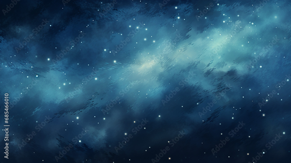 Celestial Background Of Stars