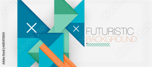 Triangle Vector Background Illustration For Wallpaper, Banner, Background, Card, Book Illustration, landing page