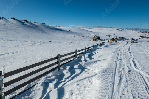 Thredbo back country in winter photo