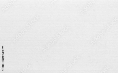White cardboard sheet texture background, detail of recycle paper box pattern. photo