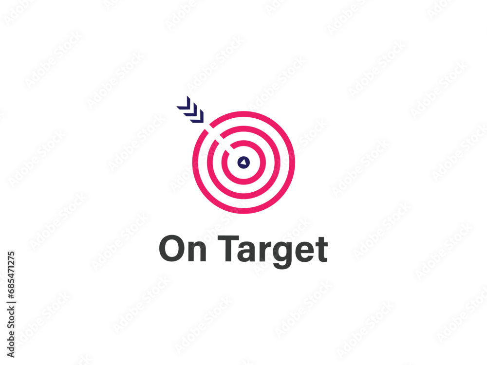 arrow right on target logo design template arrow right on target logo design template
