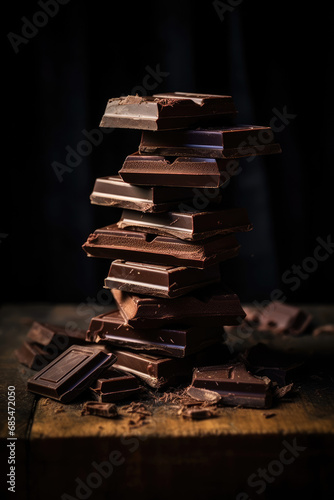 stack of chocolates