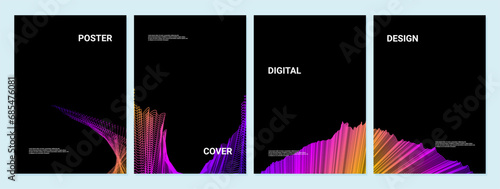 Modern abstract covers set, minimal covers design. Flyer, presentation, brochure, banner, poster design © yusuf