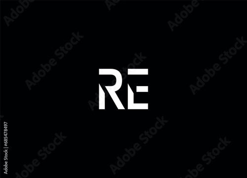 RE  creative logo design and initial logo