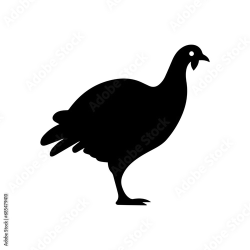 silhouette of a turkey