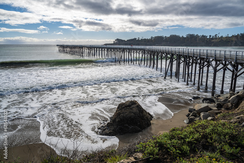 Schilderij op canvas San Simeon Pier