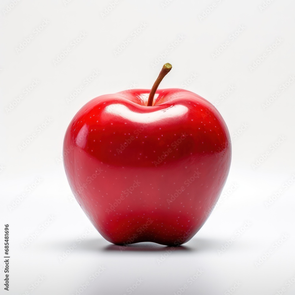 Obraz premium Apple on a white background