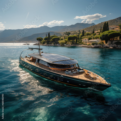 Luxury Yacht Sailing: The Clear Blue Ocean Odyssey © Sekai