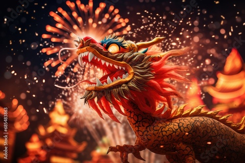 dragon ship Chinese New Year