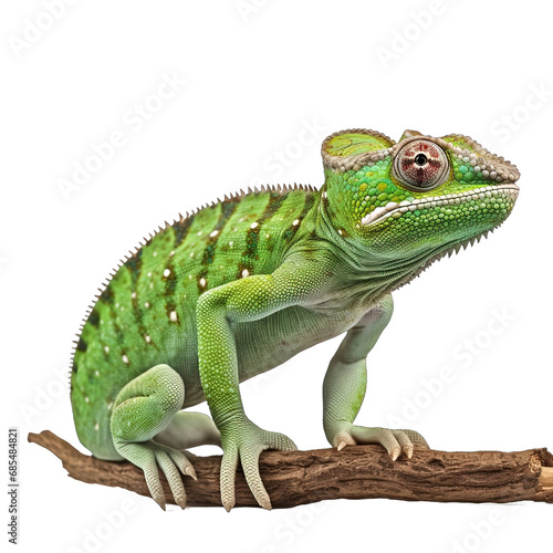 Chameleon Lizard Isolated
