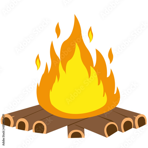 Bonfire Illustration