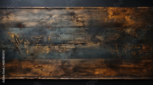 Rustic strokes of brown on a dark canvas, showcasing the raw beauty of wood in an artful and untamed display photo