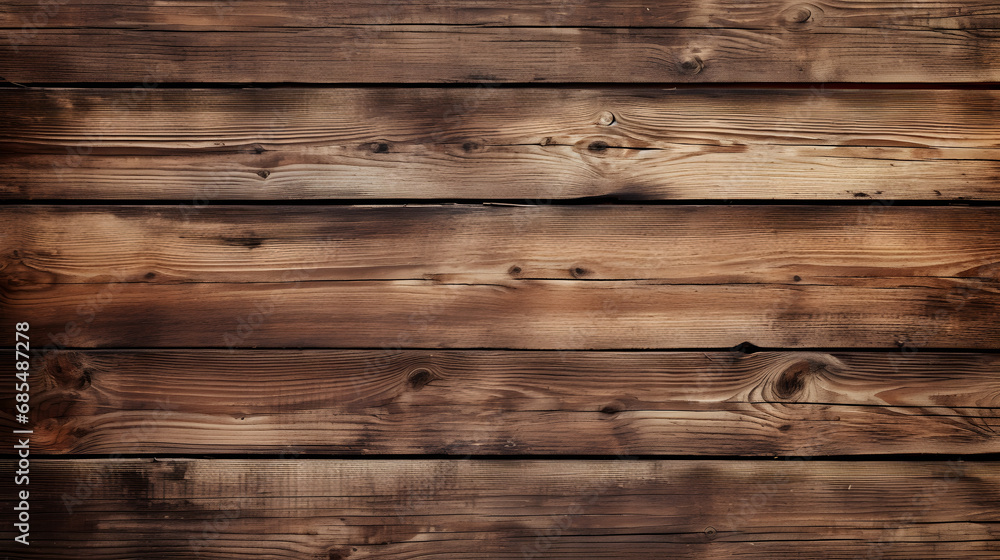 Rustic wooden plank texture, weathered wood background. Generative AI. Rustic wooden plank texture, weathered wood background. Generative AI.