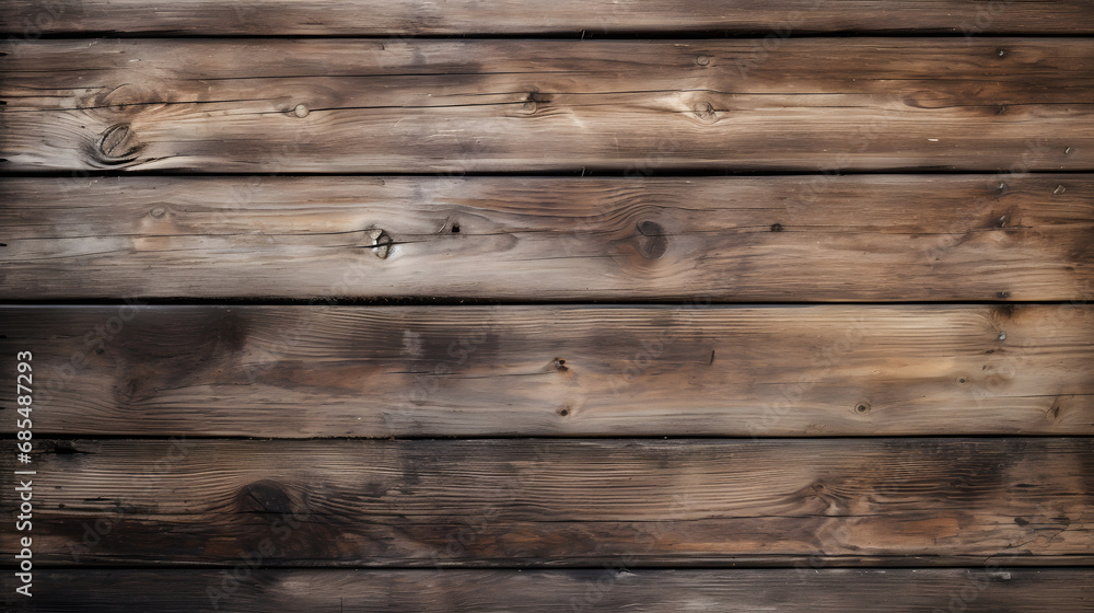 Rustic wooden plank texture, weathered wood background. Generative AI. Rustic wooden plank texture, weathered wood background. Generative AI.