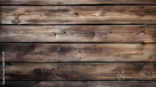 Rustic wooden plank texture, weathered wood background. Generative AI.