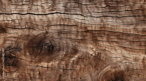 Seamless tree bark background texture closeup. Tileable panoramic natural wood oak, fir or pine forest woodland surface pattern marble texture. Generative AI.