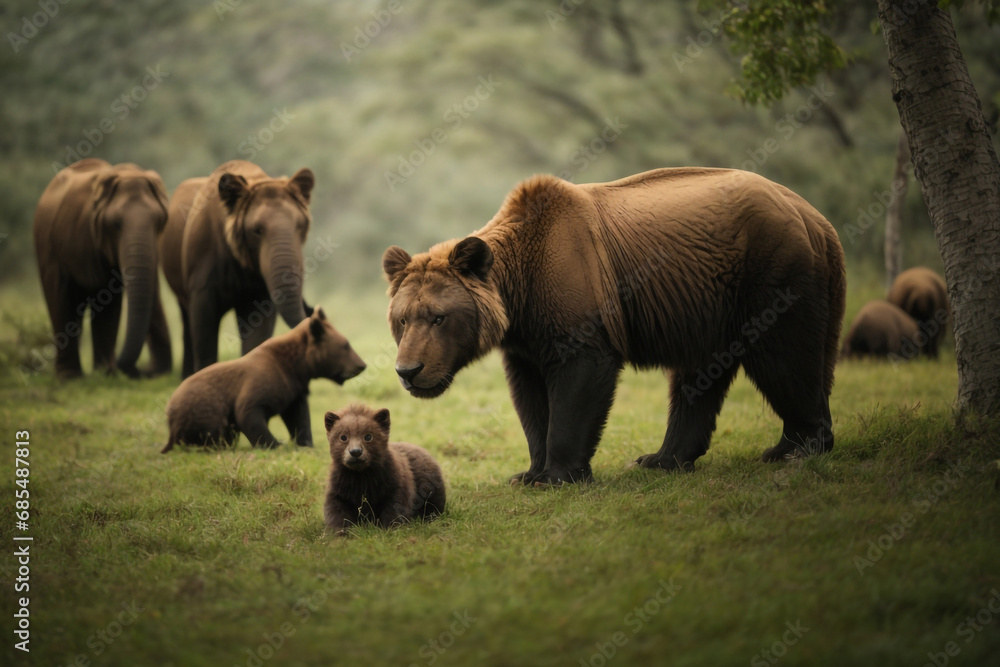 brown bear cubs, wildlife ,Animals brown bear cubs, wildlife ,Animals