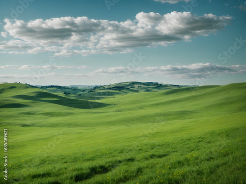 A landscape with green fields © AungThurein