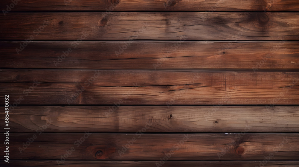 Obraz premium Wooden wall background. Generative AI.