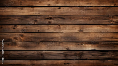 Wooden wall background. Generative AI.