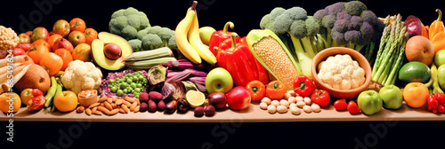 A fruit and vegetables composition