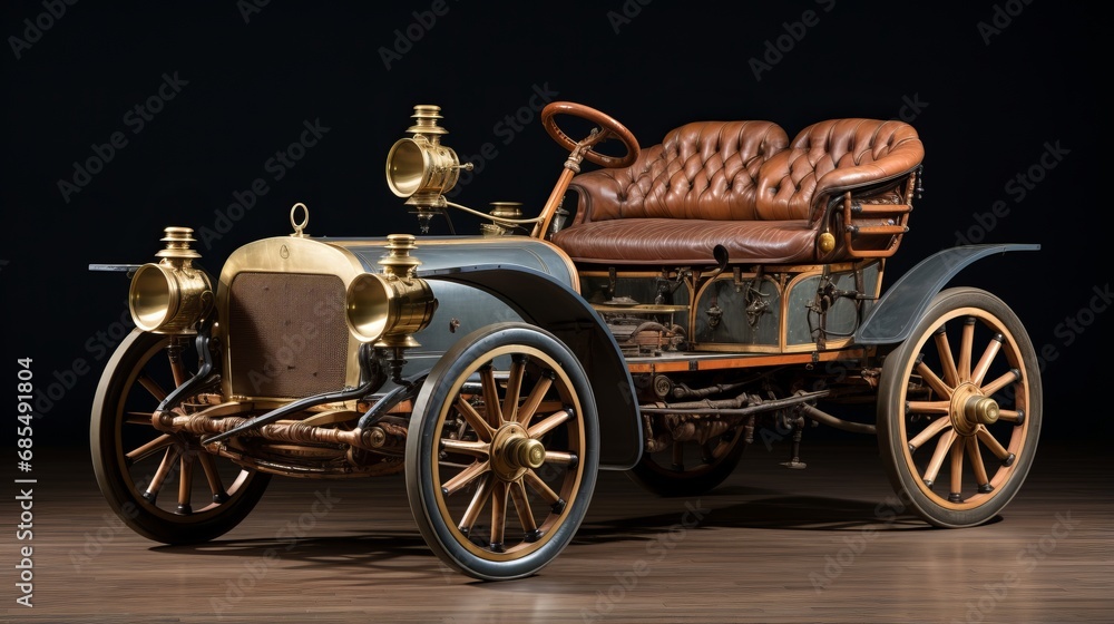 benz patent motor car model 1 (1886) vs. modern automobile evolution: a historical snapshot in sinsheim, germany