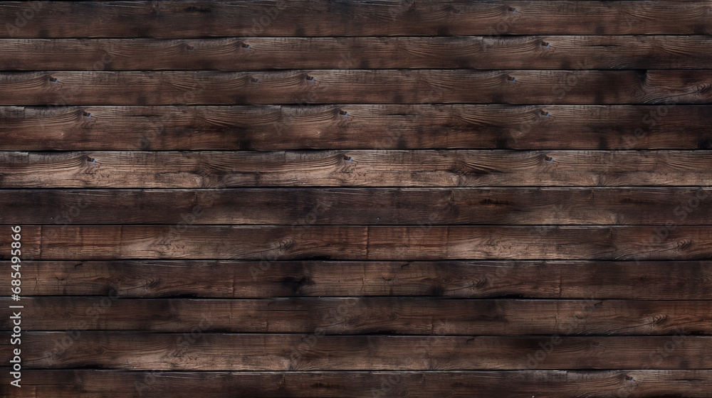 Fototapeta premium Dark wood background. Generative AI.