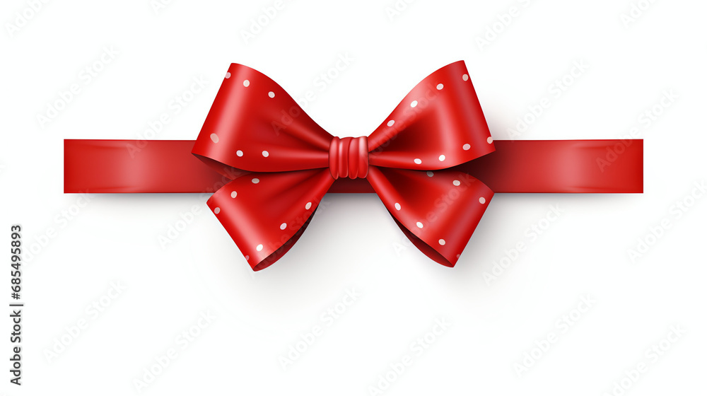 red bow on a white background red bow on a white background