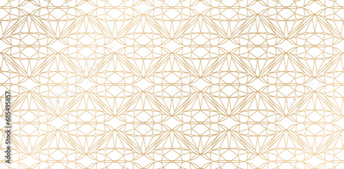 abstract geometric pattern diamond shaped lines with golden colors isolated white backgrounds for fabric, textiles, book cover, wrapping papers, prints design templates materials, wedding invitations