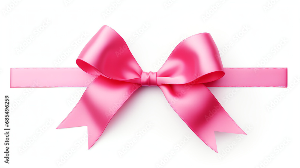 pink bow isolated on white pink bow isolated on white