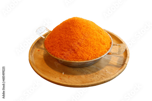 bingsu thai tea on png background.