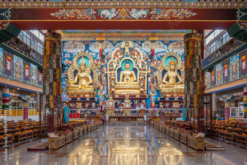 Buddha Statue in Namdroling Monastery