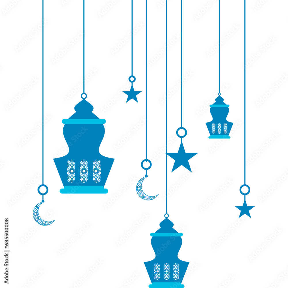 Islamic Flat Hanging Lantern Decoration Islamic Flat Hanging Lantern Decoration