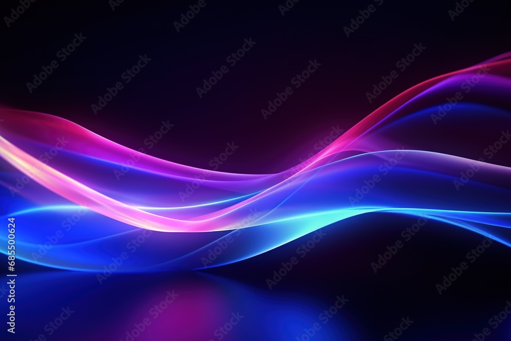 illustration of abstract background of futuristic corridor with purple and blue neon lights wave speed light illustration of abstract background of futuristic corridor with purple and blue neon lights wave speed light