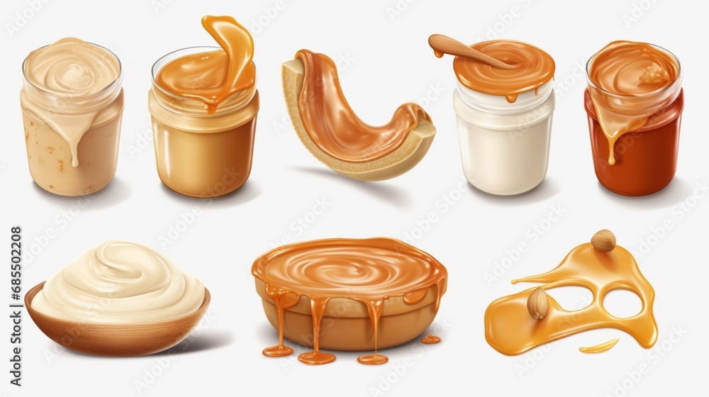 Caramel peanut butter Ai Generative Caramel peanut butter Ai Generative
