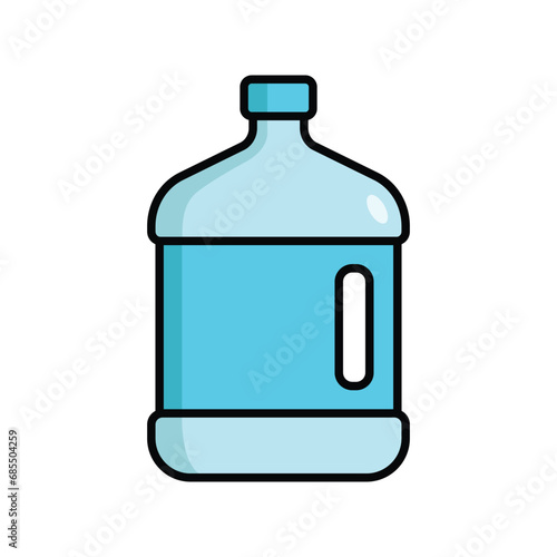 water gallon icon vector design template simple and clean