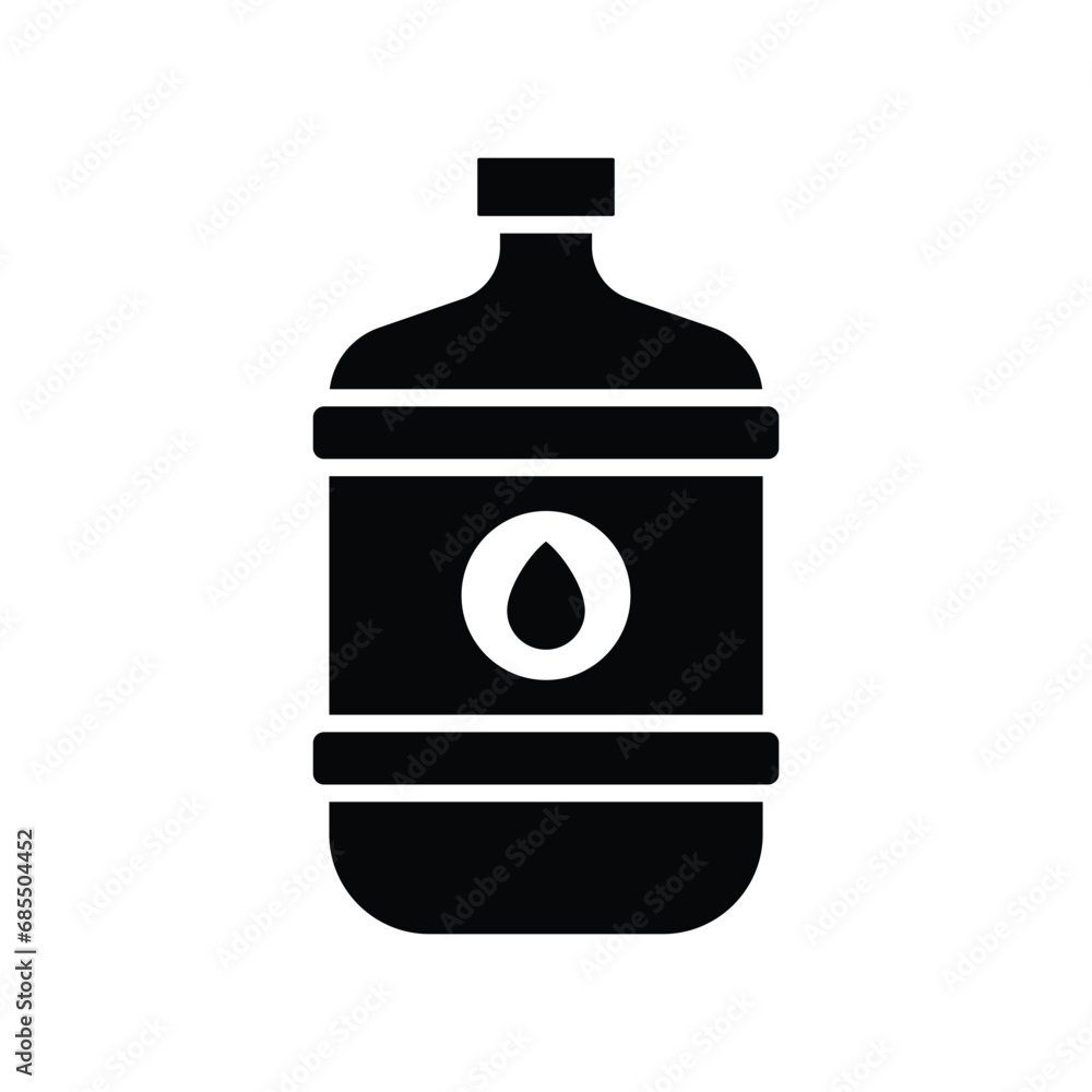 water gallon icon vector design template simple and clean water gallon icon vector design template simple and clean
