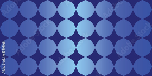 Seamless vector background, blue gradient texture, geometric pattern, graphic modern pattern