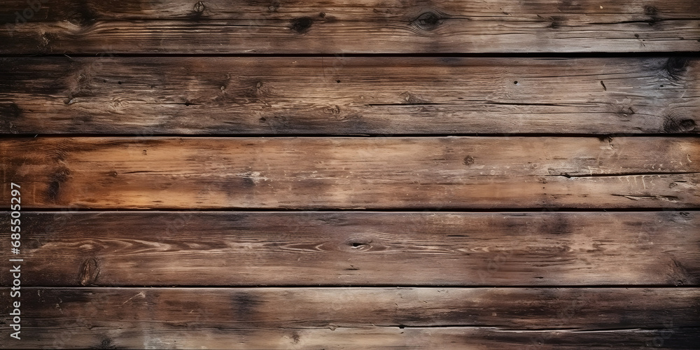 Fototapeta premium old wood background, light wooden abstract texture. Generative AI.