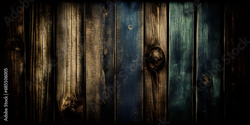 Old wood texture. Vintage background. Generative AI.